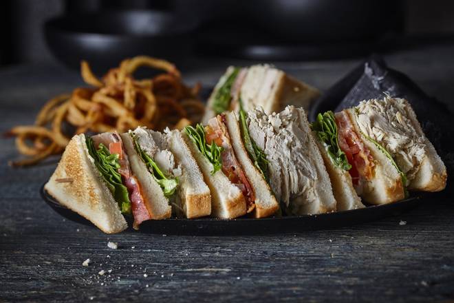 Trio Club Sandwich (1/2) Fresh Chicken