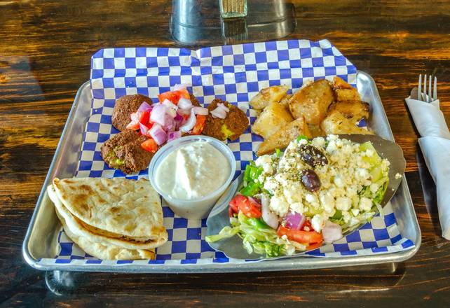 Order Falafel [Platter food online from Think Greek- Port St Lucie store, Port St. Lucie on bringmethat.com