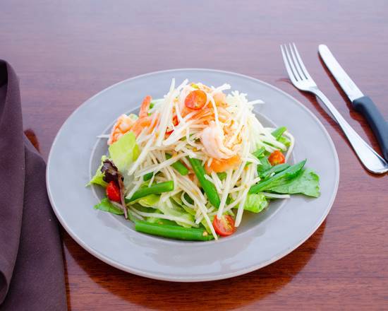 Order Papaya Salad food online from Thai Essence Restaurant store, Nutley on bringmethat.com