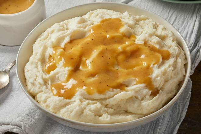 Order Family Size Mashed Potatoes & Gravy  food online from Bob Evans store, Tampa on bringmethat.com