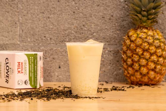 Order Pineapple Milk Tea 菠萝奶茶 food online from One Plus store, Berkeley on bringmethat.com