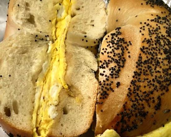Order 2 Eggs on a Bagel food online from Long Island Bagel Cafe store, Scarsdale on bringmethat.com
