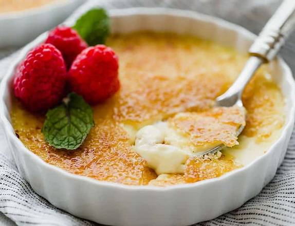 Order Crème Brûlée in Ramekin food online from Lb Cake Stop store, Baldwin Park on bringmethat.com