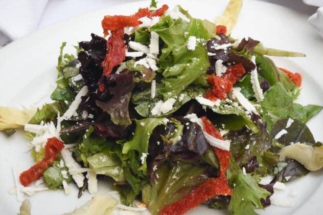 Order House Salad for one food online from Vito's Italian Restaurant store, Santa Monica on bringmethat.com