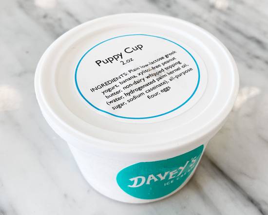 Order Puppy Cup (4oz) food online from Davey's Ice Cream store, New York on bringmethat.com