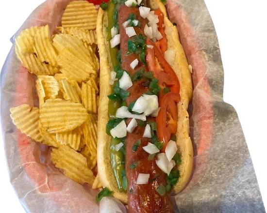 Order Foot Long Hot Dog food online from The Green Parrot store, Casselberry on bringmethat.com