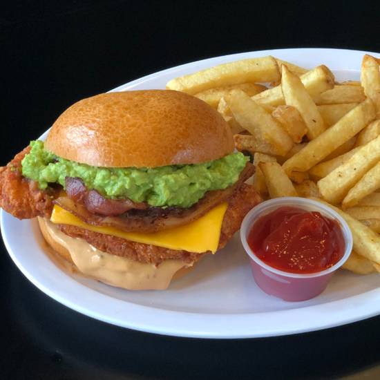 Order Holy Bacon Guacamole Sandwich food online from Fry Chick store, Oakland on bringmethat.com