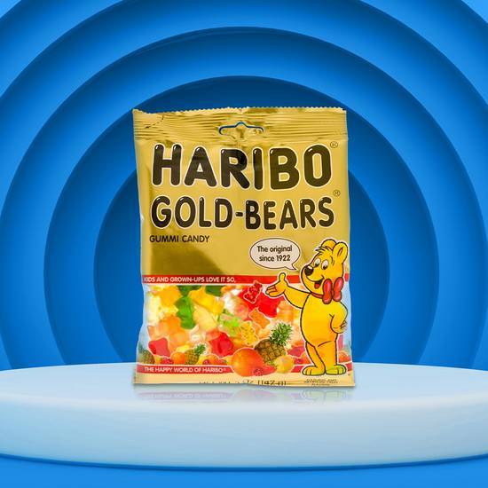 Order Haribo Gold Bears Gummy Candy 2oz food online from Treat Fleet store, Anaheim on bringmethat.com