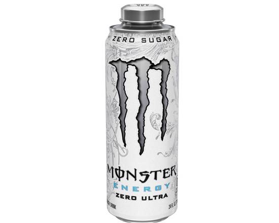 Order Monster Zero Ultra Energy Drink, 24 Fl. Oz. food online from Trumbull Super Stop store, Trumbull on bringmethat.com