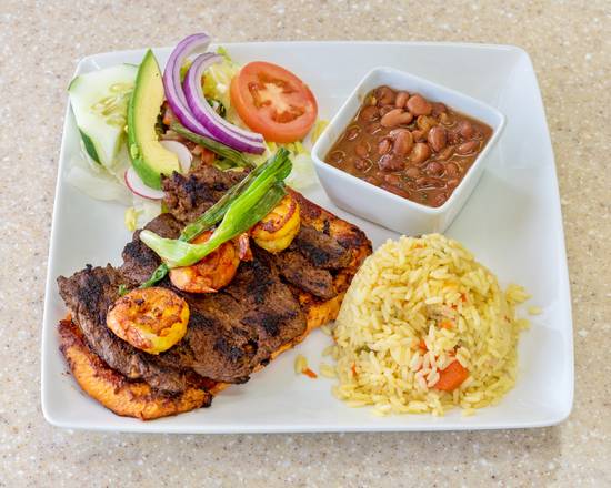 Order Plato Mixto food online from El Tejano Restaurant store, Lynn on bringmethat.com