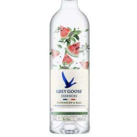Order GREY GOOSE Essences Watermelon & Basil Vodka food online from Santa Monica Liquor store, Santa Monica on bringmethat.com