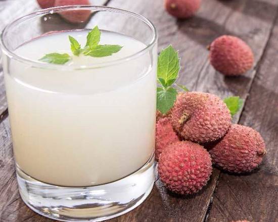Order Lychee Juice food online from Red basil thai kitchen store, Long Island City on bringmethat.com