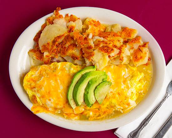 Order Don Chuy Omelet food online from Maya Mexican Restaurant store, Los Angeles on bringmethat.com
