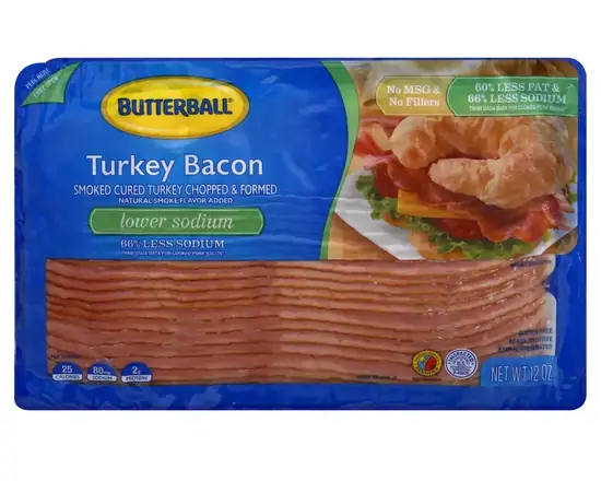Order Butter Ball Turkey Bacon 12 Oz food online from Fresko Market store, Miami on bringmethat.com