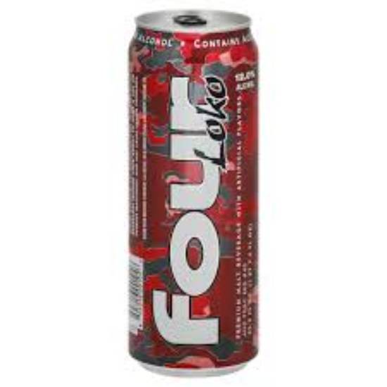 Order FOUR LOKO FRUIT PUNCH 23.5oz can food online from Duke Liquor & Jr. Market store, Los Angeles on bringmethat.com