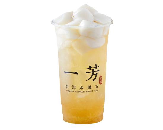 Order Almond Jelly Pineapple Mountain Tea food online from Yifang Taiwan Fruit Tea store, SF on bringmethat.com