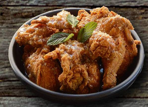 Order Honey Garlic Rice Chicken food online from Choy Golden Rice Flour store, Fullerton on bringmethat.com