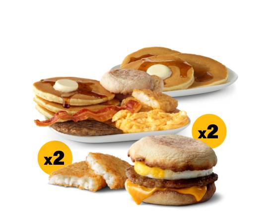 Order Deluxe Breakfast Bundle food online from Mcdonald's store, Arleta on bringmethat.com