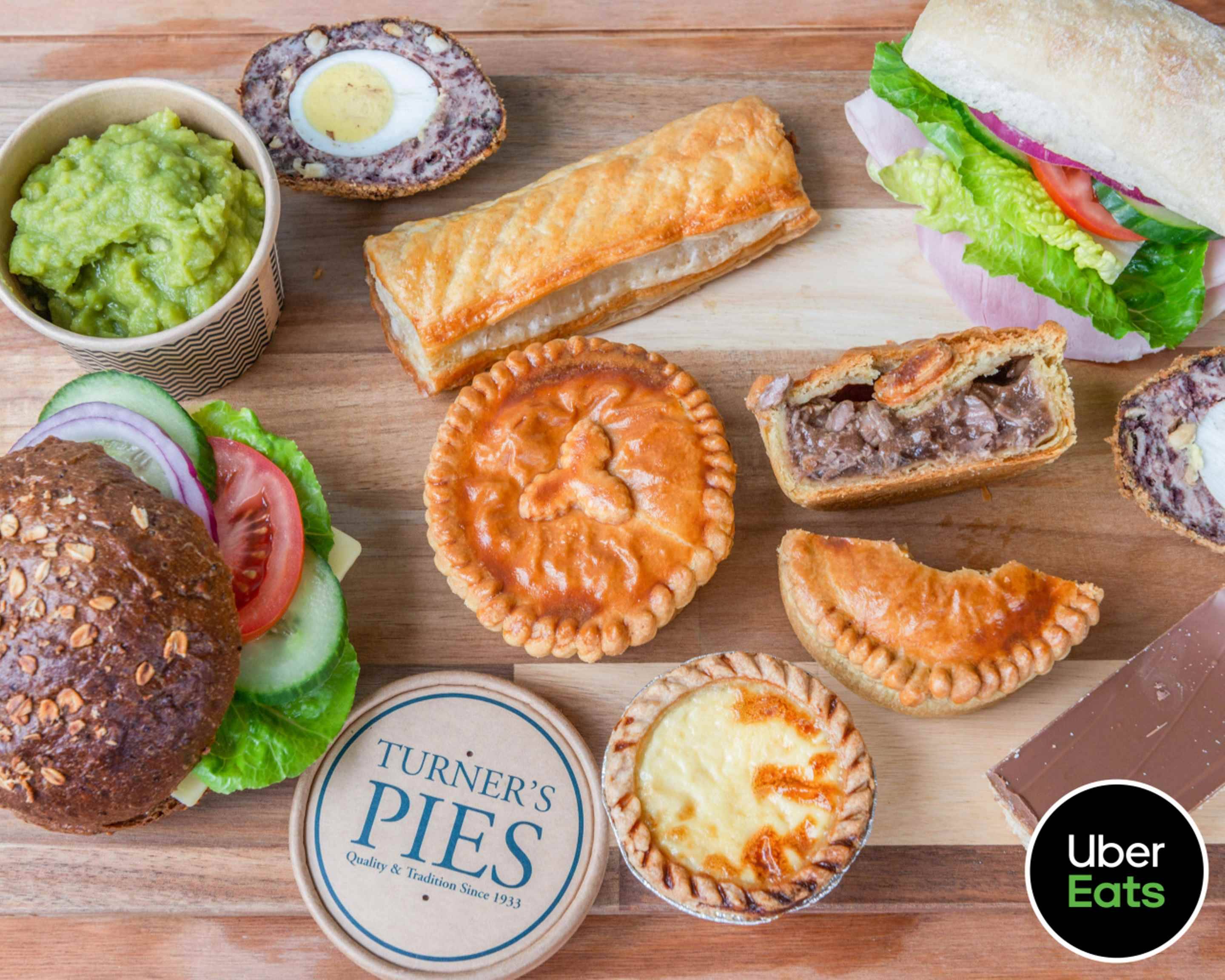 Turner's Pies Menu Takeaway in Worthing Delivery Menu & Prices
