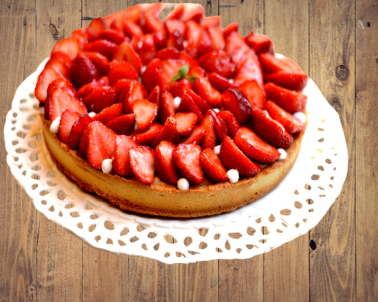 Tarte à la fraise