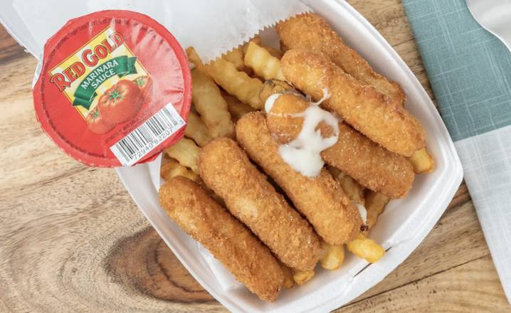 Order Mozzarella Sticks food online from J Lemon Pepper Fish & Chicken store, Jacksonville on bringmethat.com