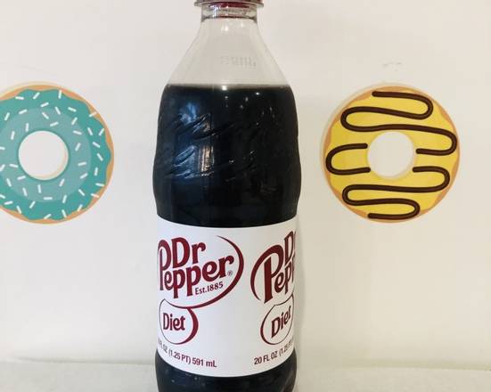 Order Bottle Soda: Diet Dr Pepper food online from Donut Tacos Palace store, Austin on bringmethat.com
