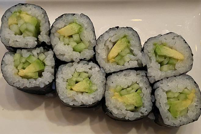Order Avocado & Cucumber Roll food online from Sushi Katsu-Ya - Woodland Hills store, Woodland Hills on bringmethat.com