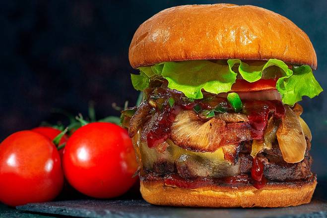 Order BBQ Burger  food online from Late Cravings store, Brentwood on bringmethat.com