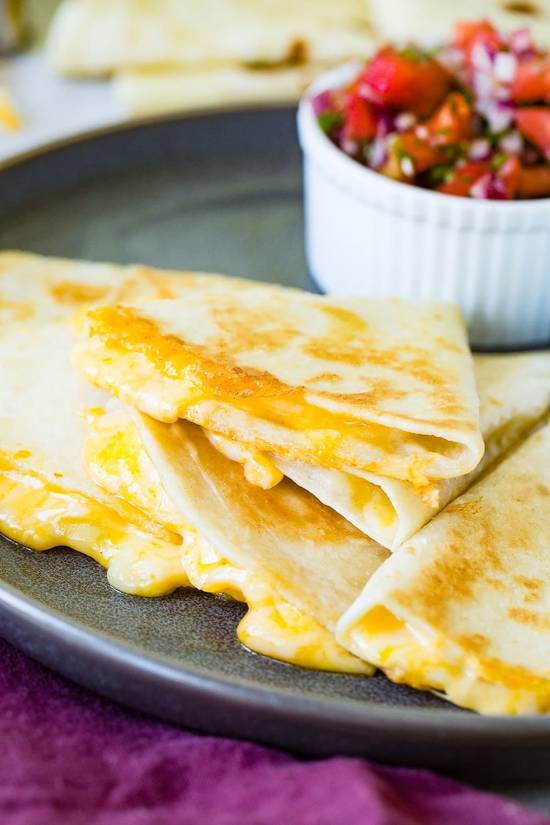 Order Cheese Quesadilla food online from Habeeb Grill By Pita Grill And Creperie store, Franklin on bringmethat.com