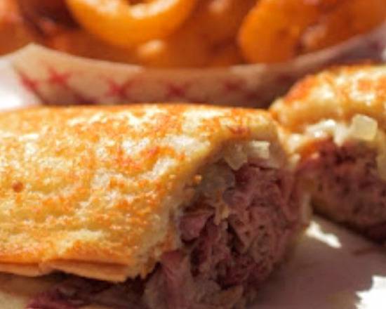 Order The Melt Dip food online from Adamson French Dip store, Sunnyvale on bringmethat.com