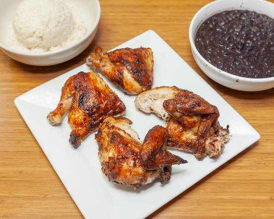 Order Whole Chicken White with Rice and Beans food online from La Granja store, Winter Park on bringmethat.com