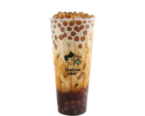 Order Bubble Milk Black Tea Brown Sugar food online from Tsaocaa store, Philadelphia on bringmethat.com