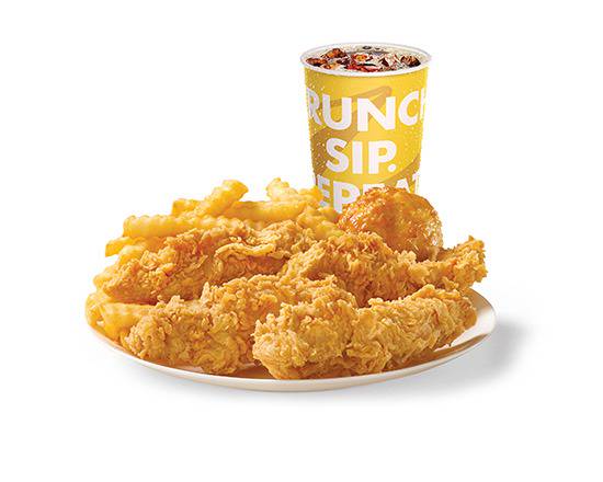 Order 4 Tender Strips® Combo food online from Churchs Chicken store, Forest Park on bringmethat.com