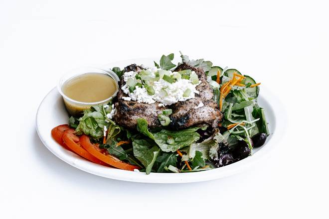 Order Chicken Mishwi Salad food online from Aladdin's Eatery store, Pittsburgh on bringmethat.com