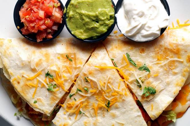Order Bar Quesadilla food online from Arooga's Route 11 store, Mechanicsburg on bringmethat.com