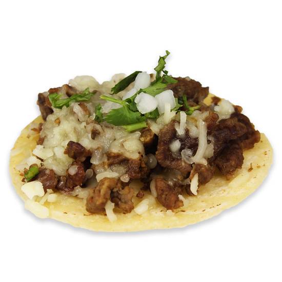 Order Steak & Cheese taco food online from Viva Burrito Co. store, Lakewood on bringmethat.com