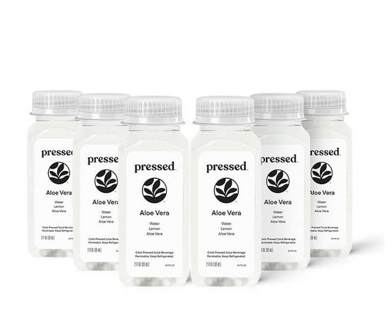 Order Aloe Vera Shot 6-Pack | Hydration Shots food online from Pressed store, New York on bringmethat.com