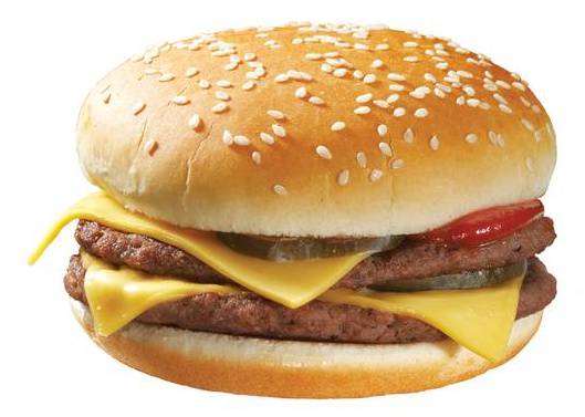 Order Double Cheeseburger food online from Falafel Flame store, Sunnyvale on bringmethat.com