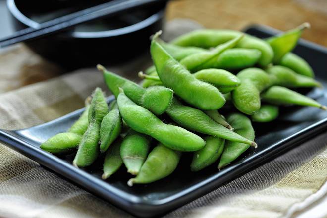Order Edamame (毛豆) food online from Kyuramen 九汤屋 store, Cherry Hill on bringmethat.com