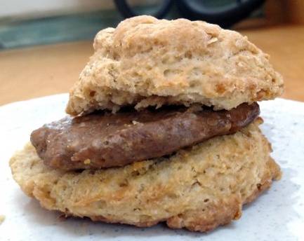 Order Sausage Biscuit food online from Breads On Oak store, New Orleans on bringmethat.com