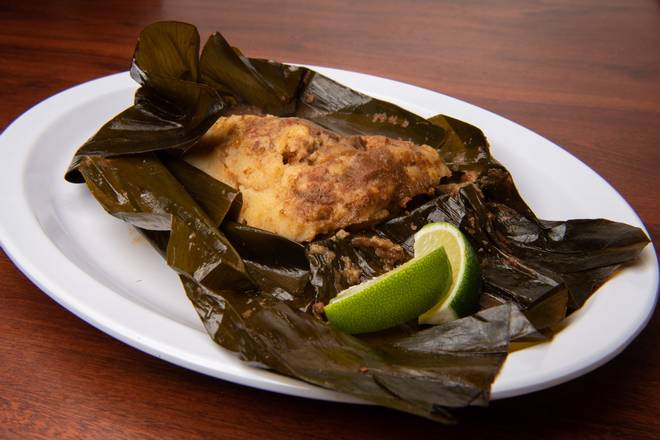 Order Tamal de Pollo food online from El Tipico Quetzal Cafeteria store, West Palm Beach on bringmethat.com