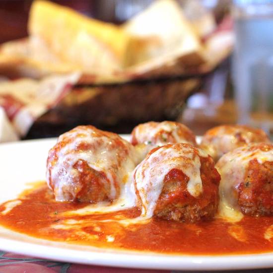 Order Meatball Parm Platter food online from La Piazza store, Merrick on bringmethat.com