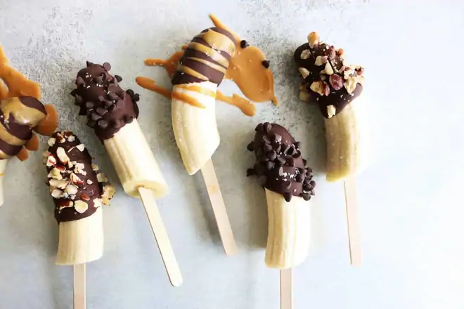 Order Bananas on Stick food online from Lb Cake Stop store, Baldwin Park on bringmethat.com