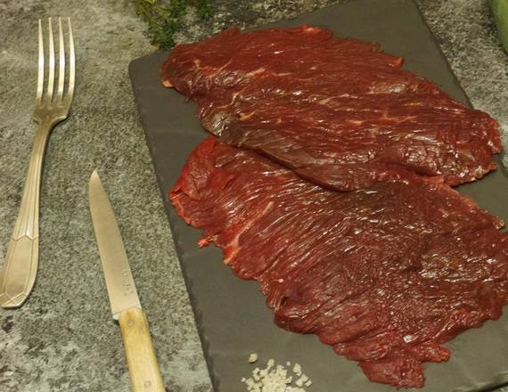 2 Bavettes d'aloyau de boeuf angus - 2x180g - Royaume-Uni
