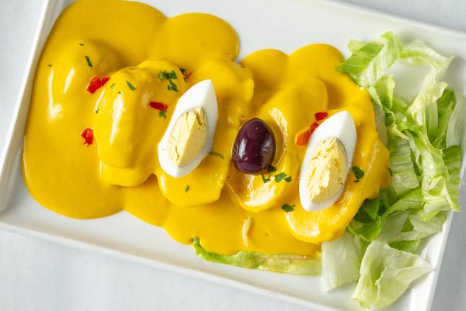 Order Papa a la Huancaina food online from Don Fernando store, Newburgh on bringmethat.com