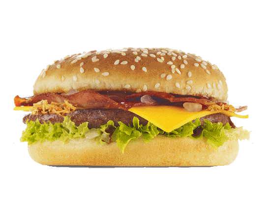 Crispy onion burger