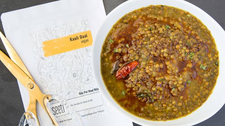 Order Kaali Daal-Vegan Meal Kit food online from Seeti store, San Francisco on bringmethat.com