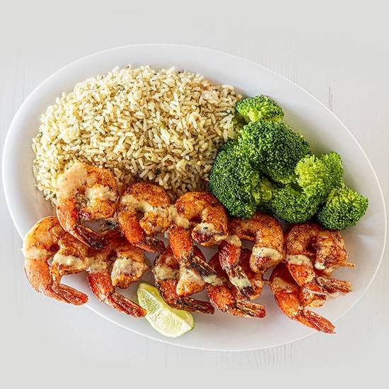 Order Island Grilled Shrimp food online from Hurricane Grill & Wings store, Winter Haven on bringmethat.com