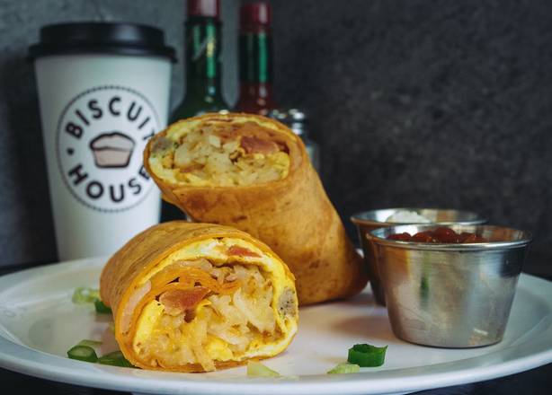 Order Breakfast Burrito food online from Biscuit House store, Lakewood on bringmethat.com