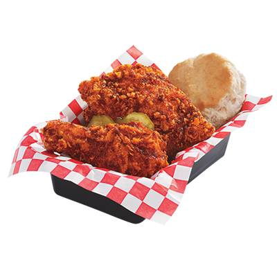Order Nashville Hot Crispy Tenders Combo food online from Kfc store, Knoxville on bringmethat.com